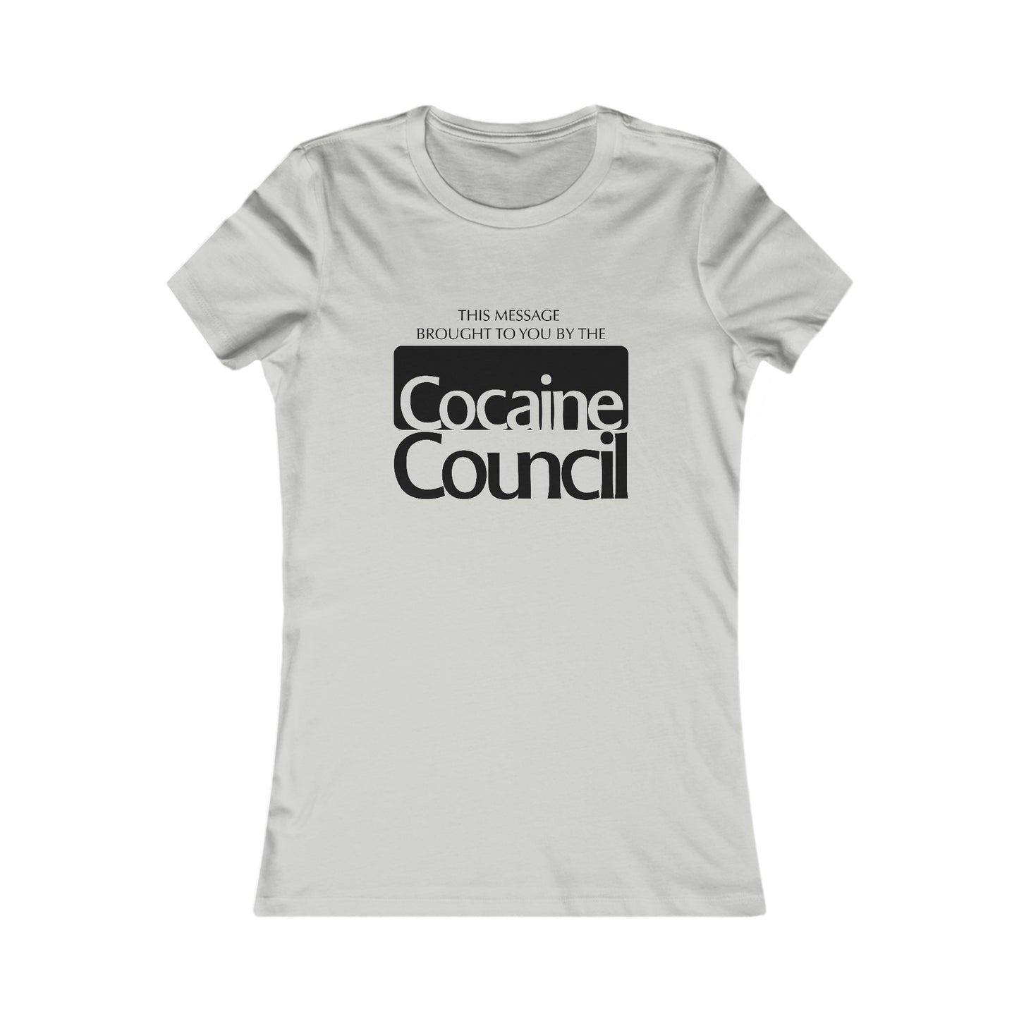 Cocaine Council women's short sleeve t-shirt