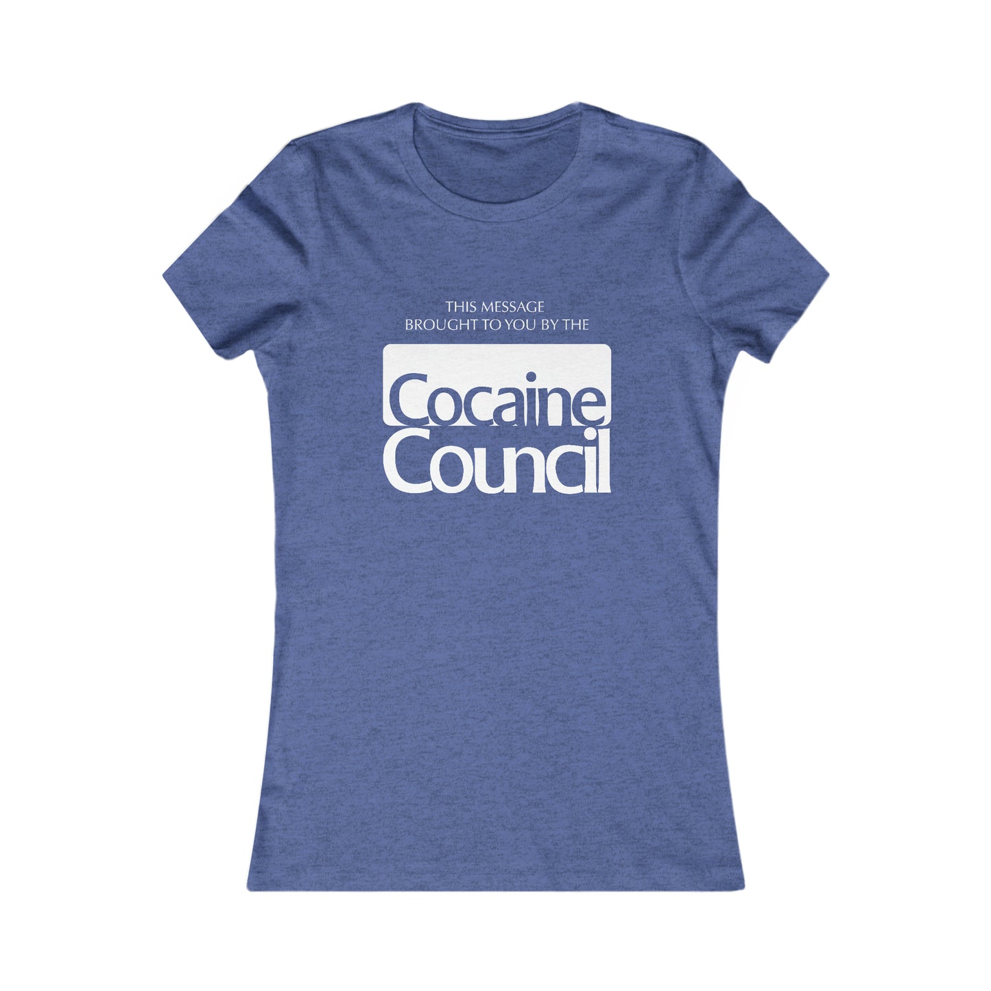 Cocaine Council women's short sleeve t-shirt